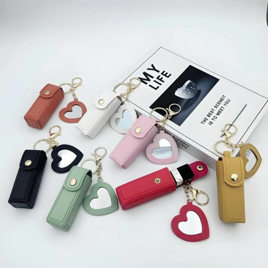 Charm con porta-pintalabios con espejo