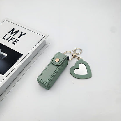 Charm con porta-pintalabios con espejo