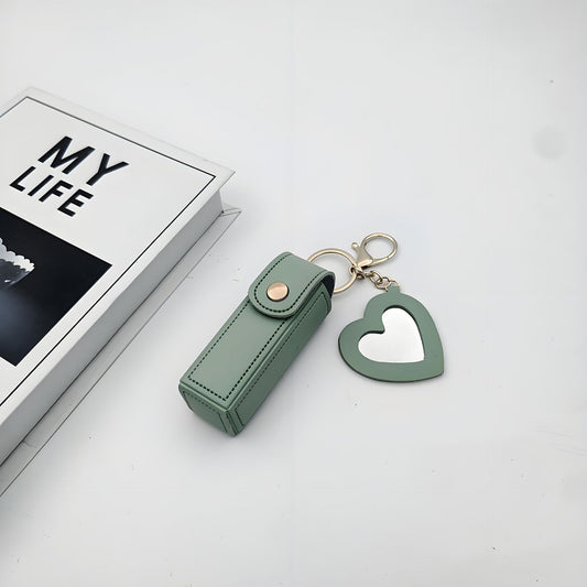 Charm con porta-pintalabios con espejo